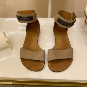 Paul Green Taupe Sandals Size US 9 (UK 5.5)