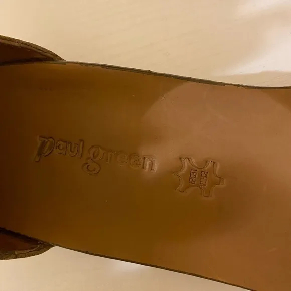 Paul Green Taupe Sandals Size US 9 (UK 5.5)