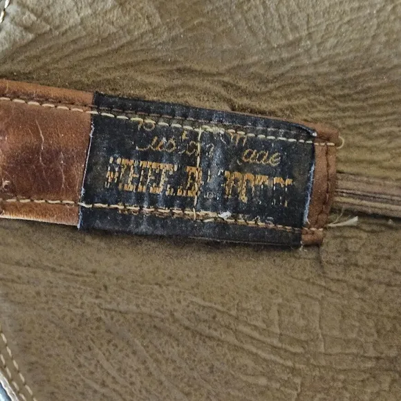 Paul Wheeler Boot Co. Leather Western Boots Two Tone Custom Made 10 D Cowboy