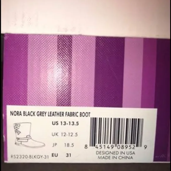 Pediped Flex girls boots,size 13-13.5, new