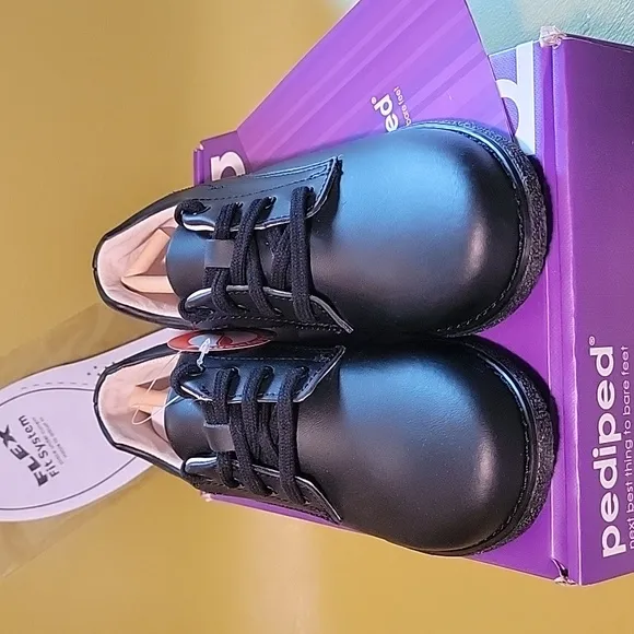 Pediped STORM black lace-up shoes