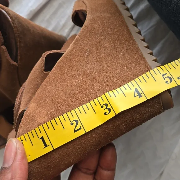 Pedro Garcia Brown Suede Wedges Boho Bohemian Western Summer Shoes