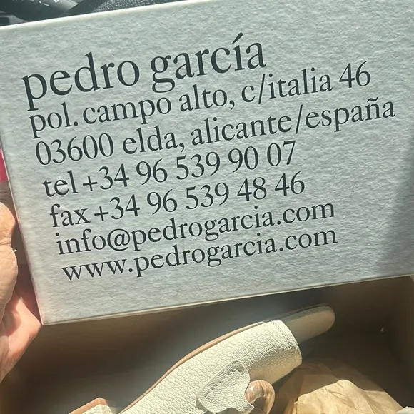 Pedro Garcia Women's Cream Sandals