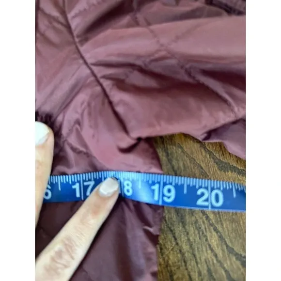 Pendleton Burgundy Quilted Jacket SZ Small WOMENS FANTASTIC Condition