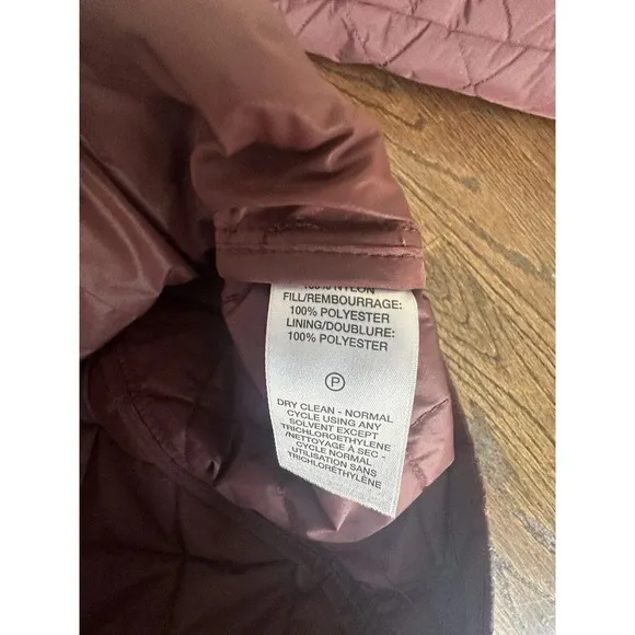 Pendleton Burgundy Quilted Jacket SZ Small WOMENS FANTASTIC Condition