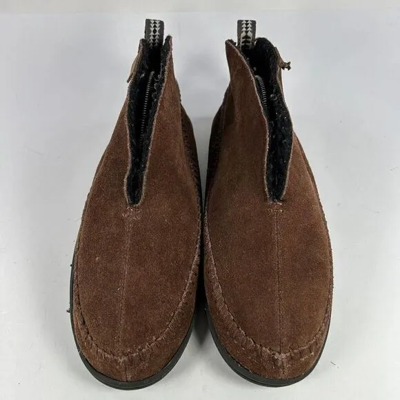 Pendleton Men's Driveway Men's Wool Blend Slippers US 8 Shearling Hi-top Shoes