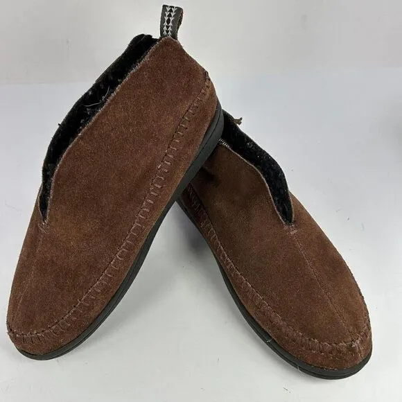 Pendleton Men's Driveway Men's Wool Blend Slippers US 8 Shearling Hi-top Shoes