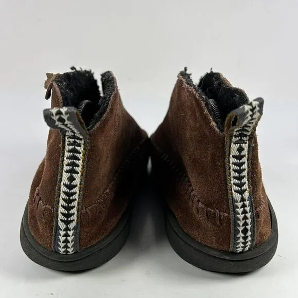 Pendleton Men's Driveway Men's Wool Blend Slippers US 8 Shearling Hi-top Shoes