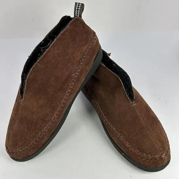 Pendleton Men's Driveway Men's Wool Blend Slippers US 8 Shearling Hi-top Shoes