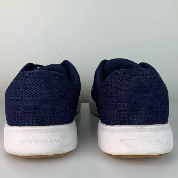 Peter Millar Men’s Navy Knit Drift V2 Sneaker slip on shoes size 13