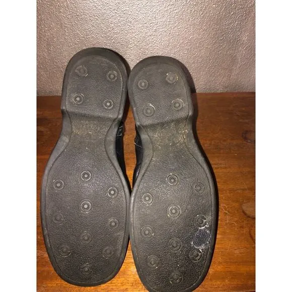 Pikolinos Black Leather Uptown Goth Witch Means Ankle Shoes / Boots 7 / 40