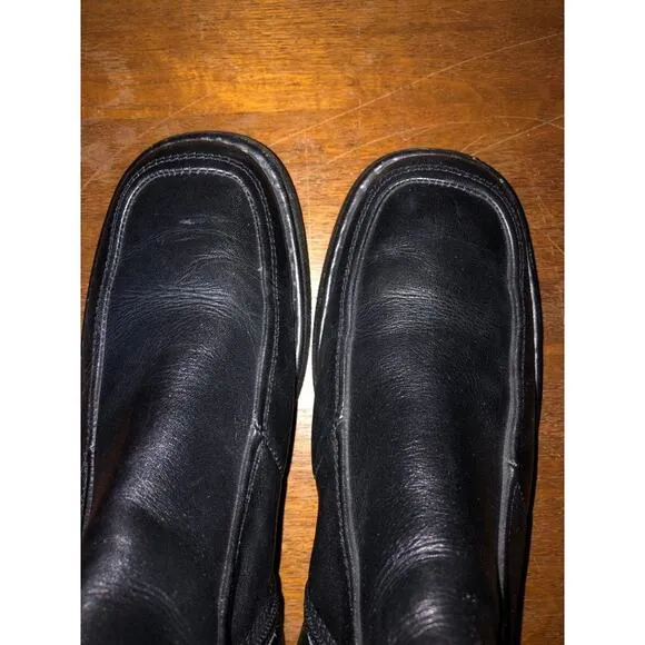 Pikolinos Black Leather Uptown Goth Witch Means Ankle Shoes / Boots 7 / 40