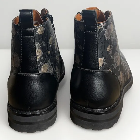 Polar Fox BROOKE Men's Size 9 High Top Cap Toe Chucka Boots Zip Closure Lace Up