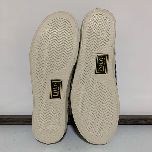 Polo by Ralph Lauren Keaton Slip-On Tiger Plaid Sneaker Shoes-Size 11 NWOT