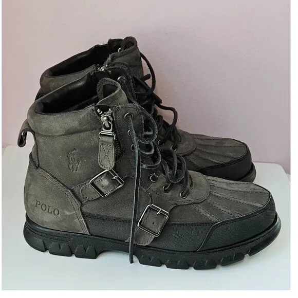 Polo Ralph Lauren Demond - Lace-Up Zip Boots
