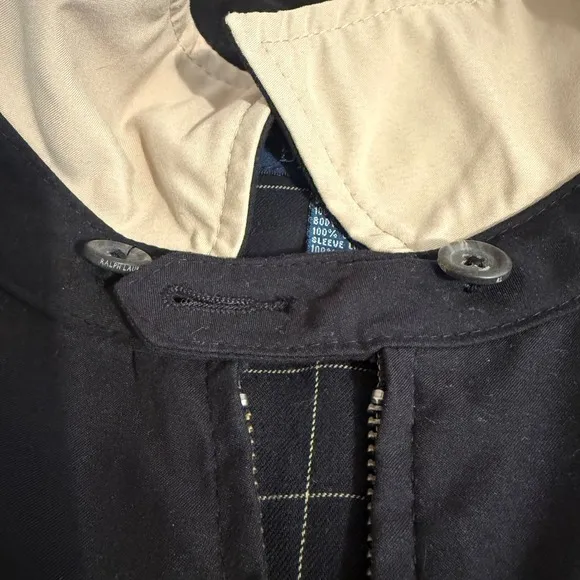 Polo Ralph Lauren Harrington Bomber Jacket Mens Size 4XB Full Zip Black Lined
