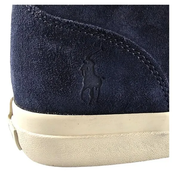Polo Ralph Lauren Shoes Men's Size 13 Chukka Boots Blue Suede Keaton  NWOT