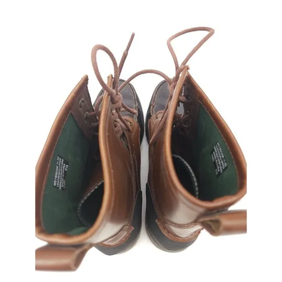 Polo Ralph Lauren Weybrook Mens Size 11.5 D Boots Brown Leather Lace Up 11431