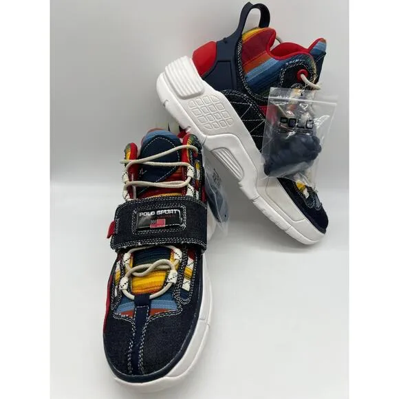 Polo Sport Ralph Lauren High-Top Sneakers PS 100-SK-HTL Men Size 9.5🛒