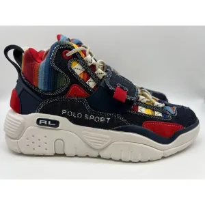 Polo Sport Ralph Lauren High-Top Sneakers PS 100-SK-HTL Men Size 9.5🛒