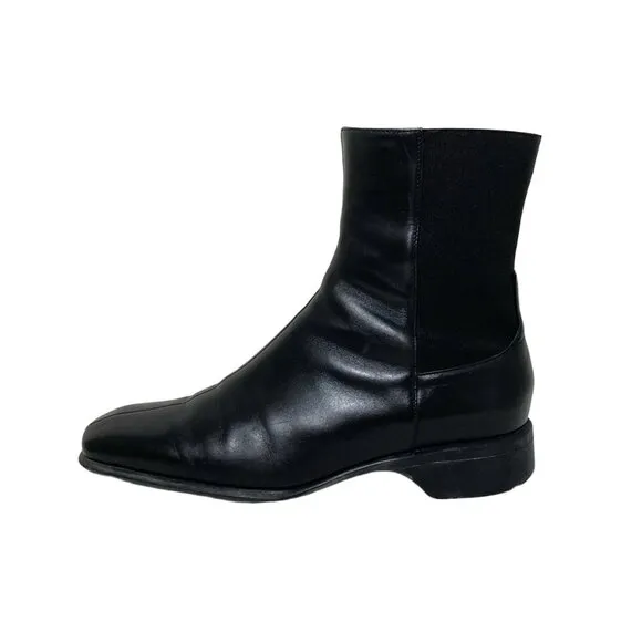 PRADA - Black Leather Women's Boots 118-050325