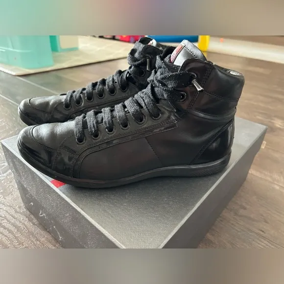 Prada Men’s high top sneakers