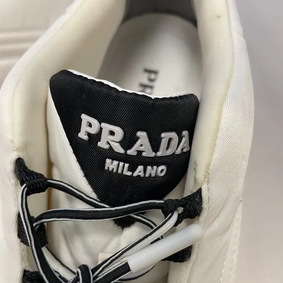 Prada Rush Gabardine RE-Nylon Quilted Men's Sneakers - Size 44 (11)