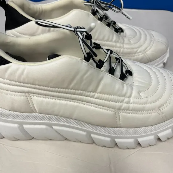 Prada Rush Gabardine RE-Nylon Quilted Men's Sneakers - Size 44 (11)
