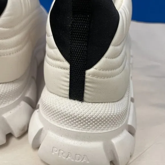 Prada Rush Gabardine RE-Nylon Quilted Men's Sneakers - Size 44 (11)
