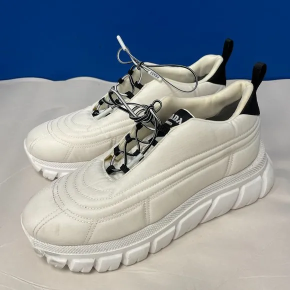 Prada Rush Gabardine RE-Nylon Quilted Men's Sneakers - Size 44 (11)