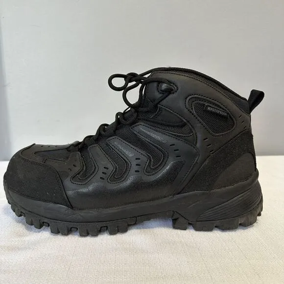 Propet Boots Mens 11 US Black Sentry 6&quot; Electrical Composite Toe Work Safety