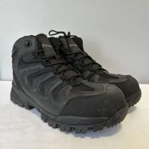 Propet Boots Mens 11 US Black Sentry 6&quot; Electrical Composite Toe Work Safety