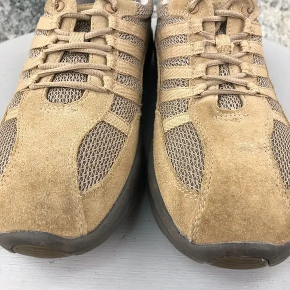 Propet Men's Size 9 Shadow Warm Taupe/Taupe Brown Lace-Up Sneakers Shoes M3213