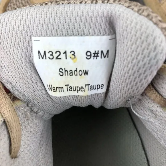 Propet Men's Size 9 Shadow Warm Taupe/Taupe Brown Lace-Up Sneakers Shoes M3213