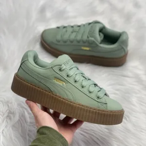 Puma Fenty x  Creeper Phatty Green Womens Shoes 399865-02 NEW Multi Sz