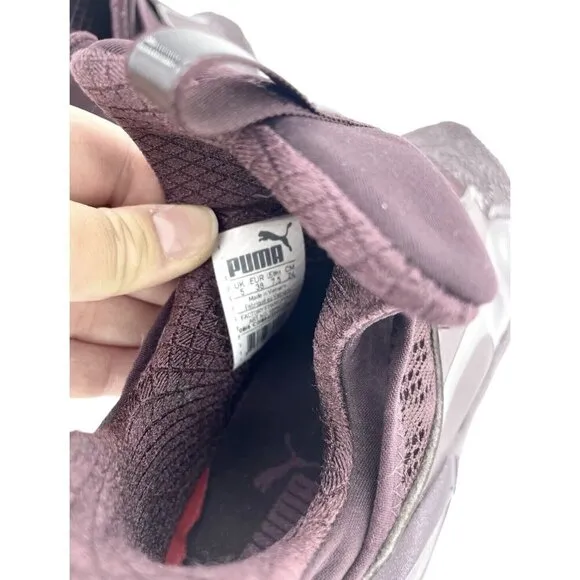 Puma Fierce KRM Women's High Top Deep Purple Burgundy Sneakers Sz 7.5