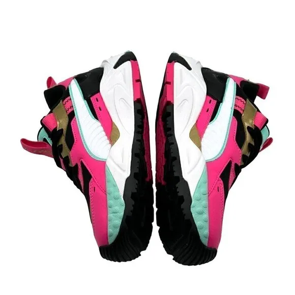 PUMA RS Track Vacay Queen Pink &amp; Gold Athletics Fashion Sneakers Girls Size 5