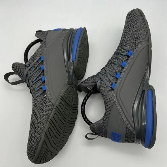 PUMA Shoes Mens Size 11 Axelion Mesh Sneakers Gray‎ Blue Athletic Running