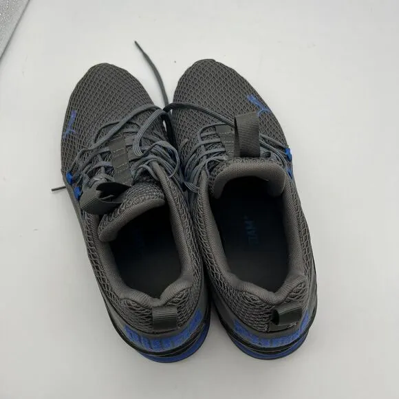 PUMA Shoes Mens Size 11 Axelion Mesh Sneakers Gray‎ Blue Athletic Running