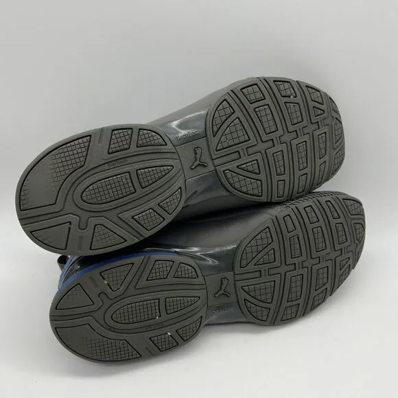 PUMA Shoes Mens Size 11 Axelion Mesh Sneakers Gray‎ Blue Athletic Running