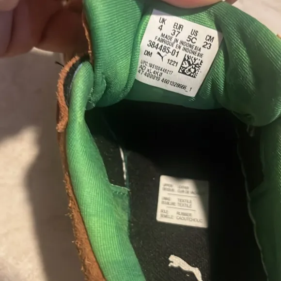 PUMA X minecraft limited edition suede sneakers