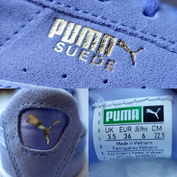 Puma Suede Summer Satin Platform Sneakers