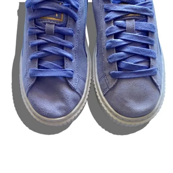 Puma Suede Summer Satin Platform Sneakers