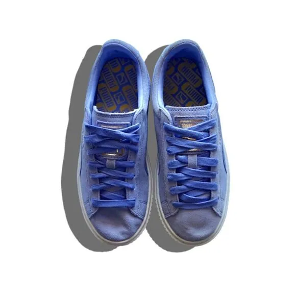 Puma Suede Summer Satin Platform Sneakers
