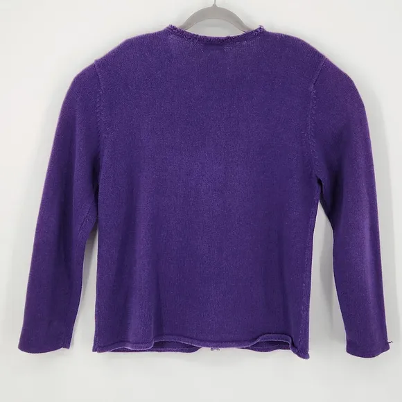 Purple Cardigan Embroidered Hats HandBags Shoes And Rhinestone Kidcore Y2K L