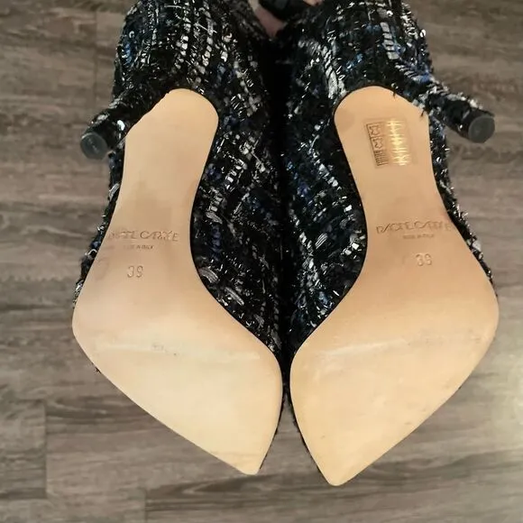 Racine Carree tweed heeled boots
