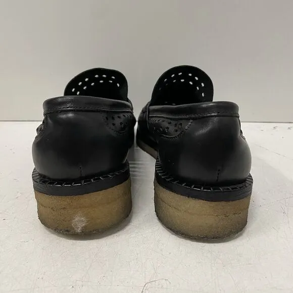 rag &amp; bone Handsewn Moccasin Shoes Leather Slip On Crepe Sole Size 40 US 10
