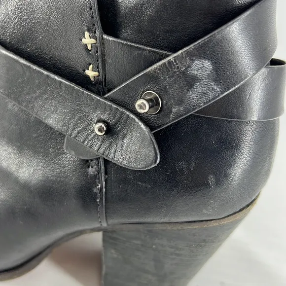 Rag &amp; Bone Harrow Leather Ankle Boots