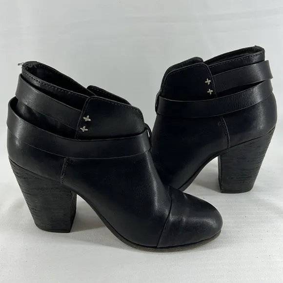 Rag &amp; Bone Harrow Leather Ankle Boots