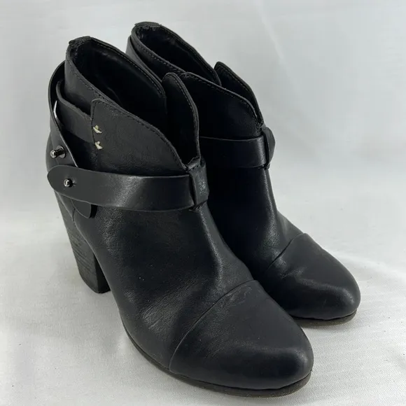 Rag &amp; Bone Harrow Leather Ankle Boots